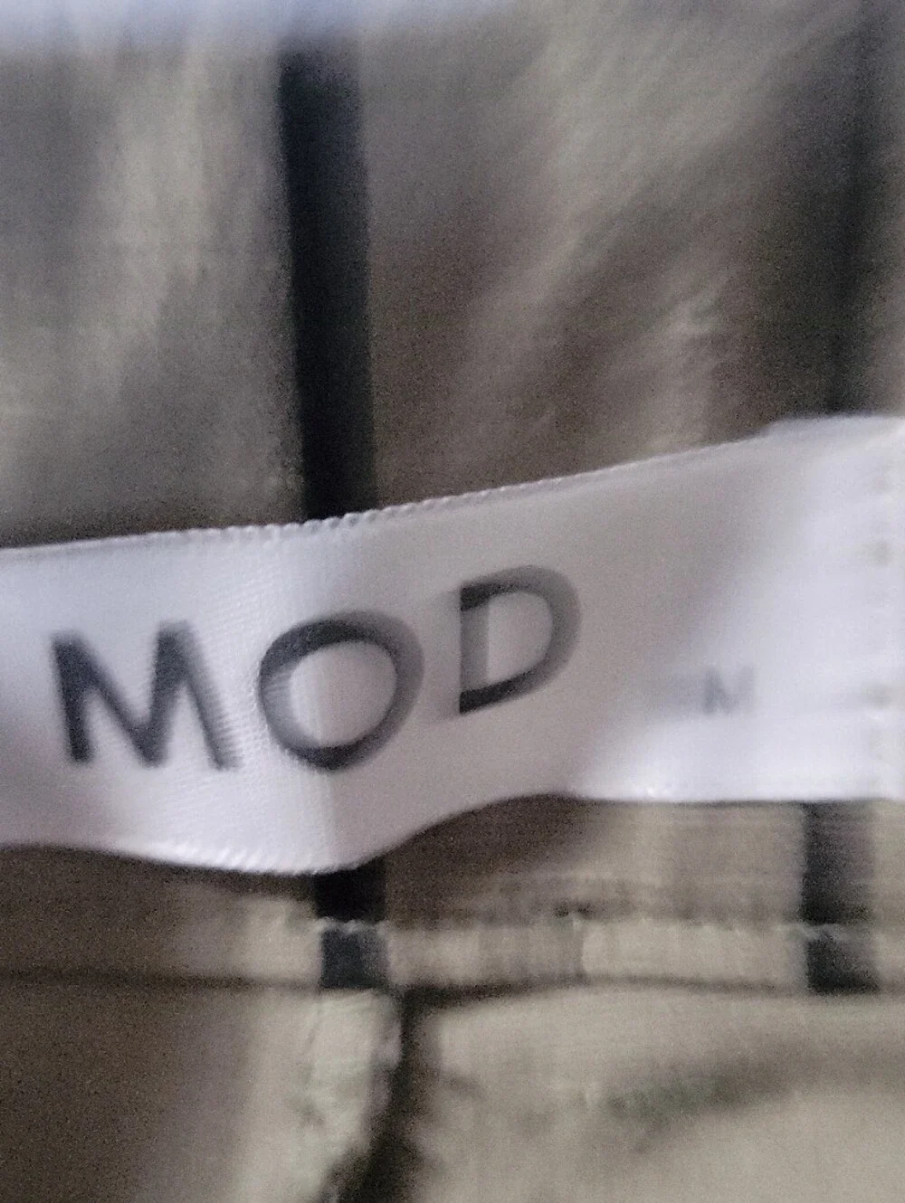 Mod Ref Olive Green and Black Striped Capris